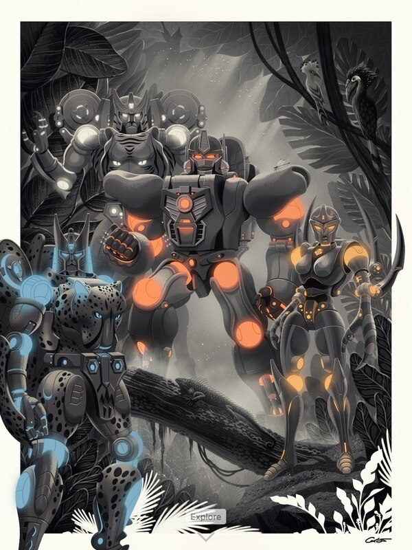 Moor Art Transformers Limited Edition Poster Collection  (5 of 5)